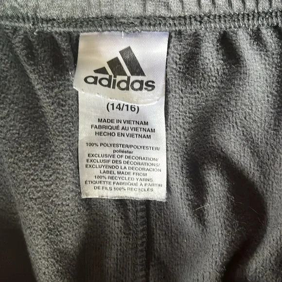 Adidas grey and red, jogger sweatpants, basically new, good condition, no holes - Picture 3 of 4
